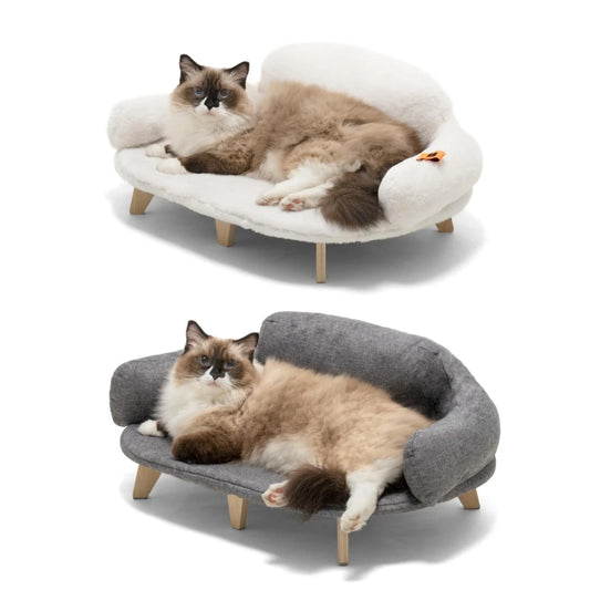 Cat Bed with Removable Washable Cover Cats & Small Medium Dogs