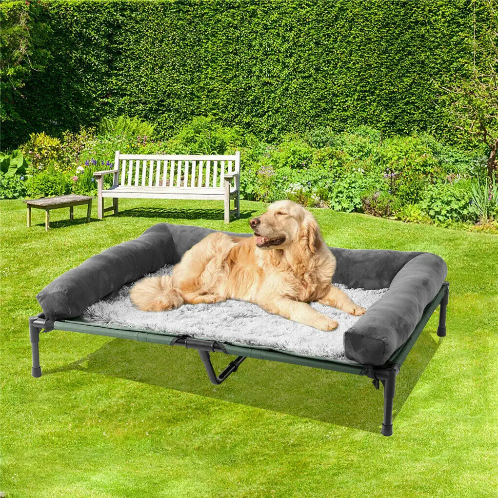 Dog Bed for Dogs and Cats Indoor Outdoor  L XL 2XL