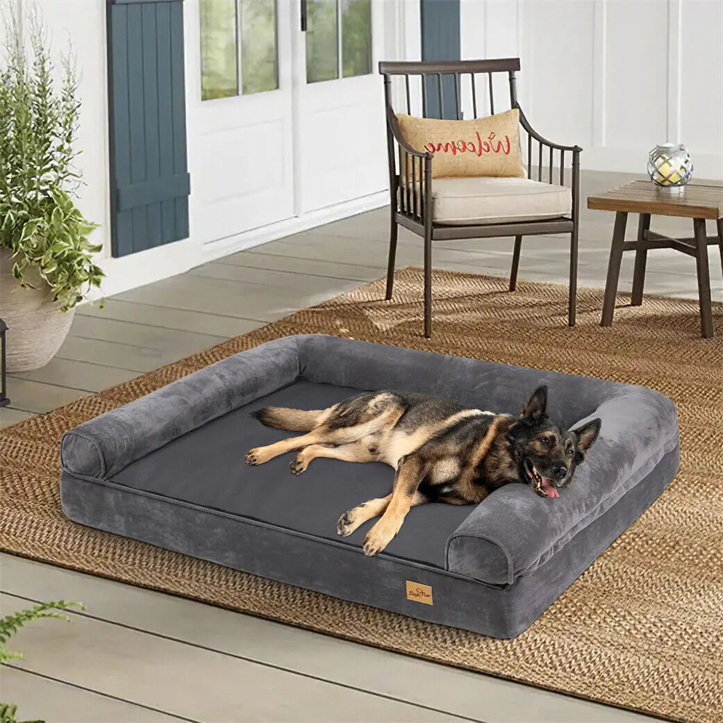 Dog Bed  Large Orthopedic Mattress Removable Washable Cover