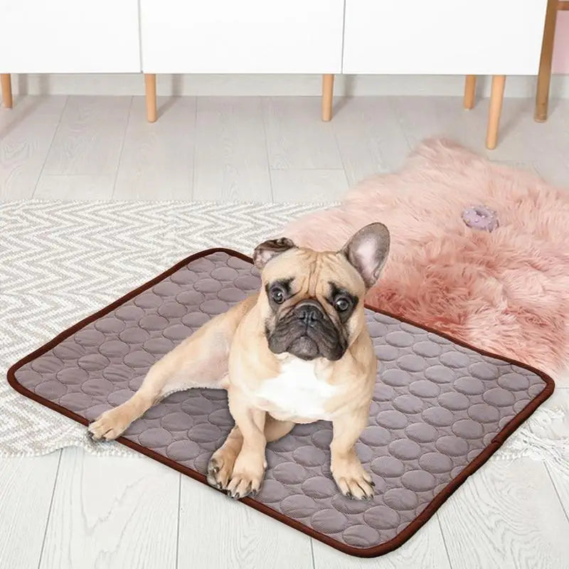 Dog Cooling Mat Pet Summer Cooling Mat Summer Ice Pads For Crate Kennel Bed Sofa Dog Bed Mats Crate Pad Pet Supplies For Dogs