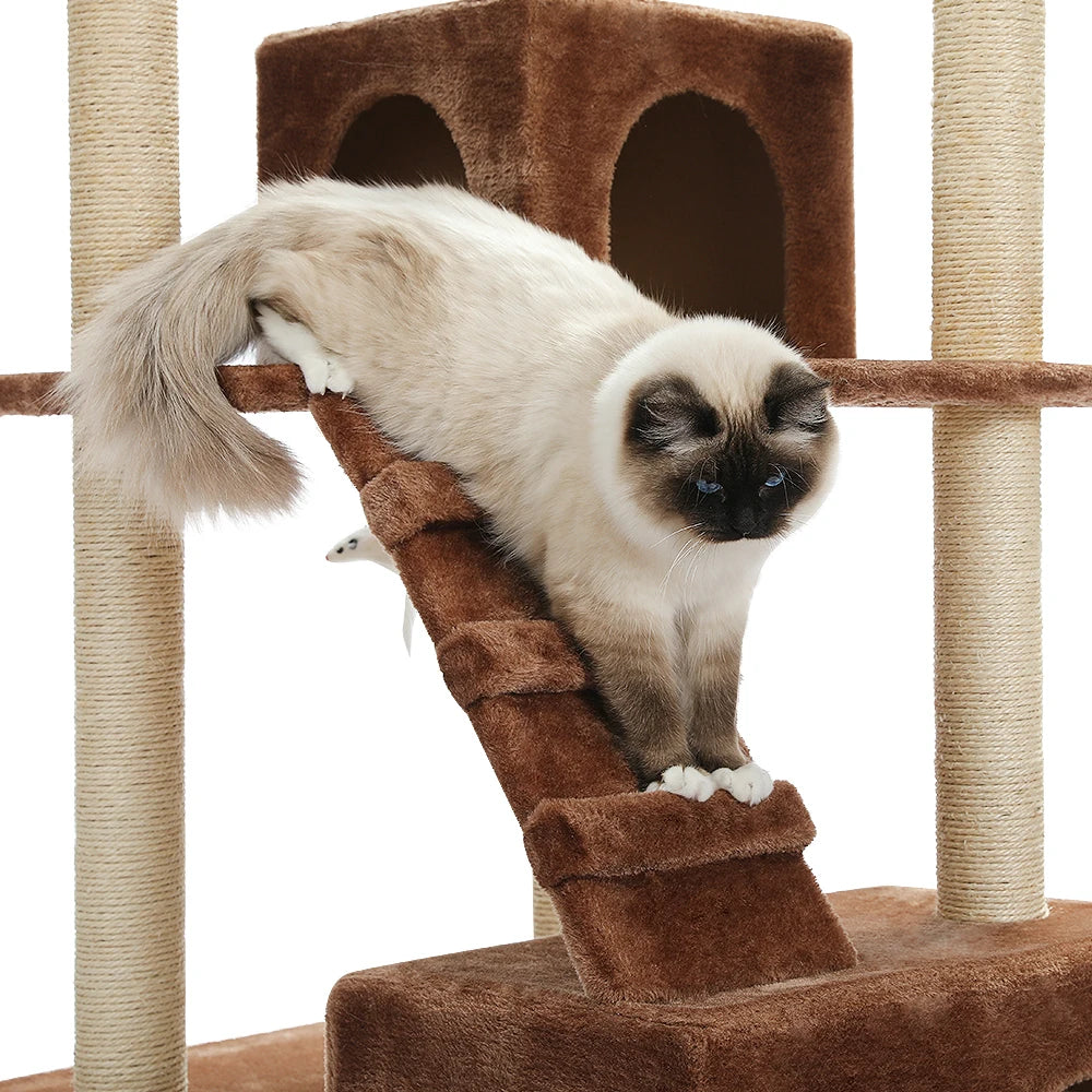 Cat Tree Tower with Scratching Posts