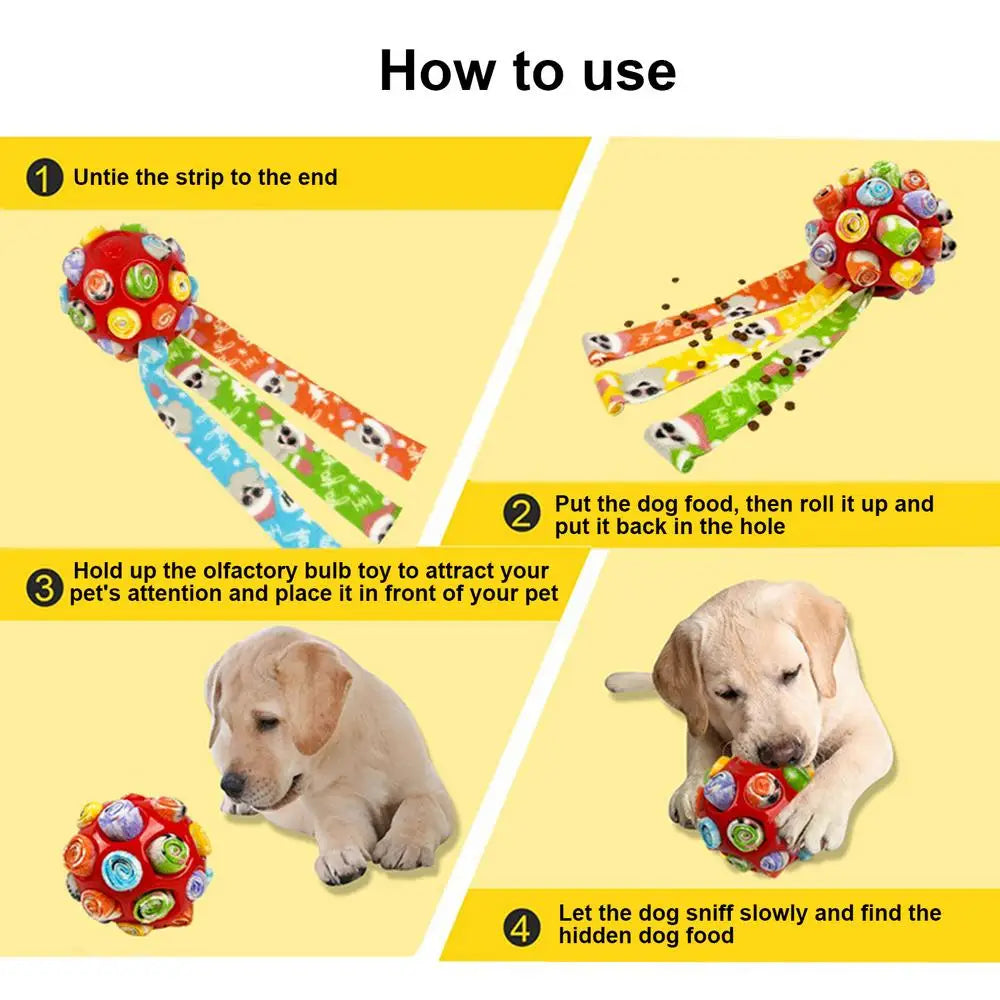 Colorful Pet Snuffle Ball