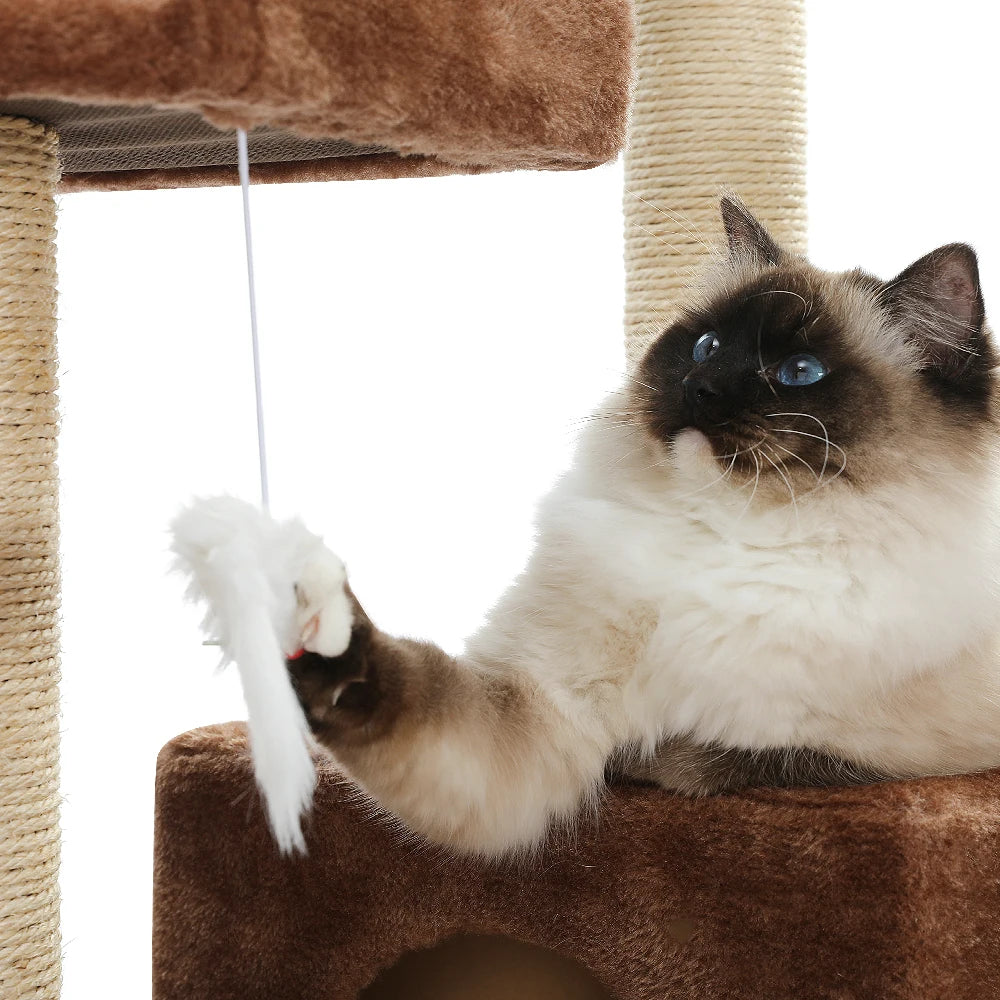 Cat Tree Tower with Scratching Posts