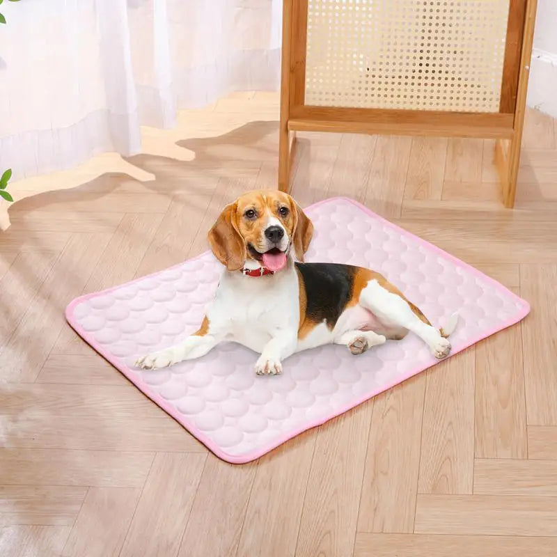 Dog Cooling Mat Pet Summer Cooling Mat Summer Ice Pads For Crate Kennel Bed Sofa Dog Bed Mats Crate Pad Pet Supplies For Dogs