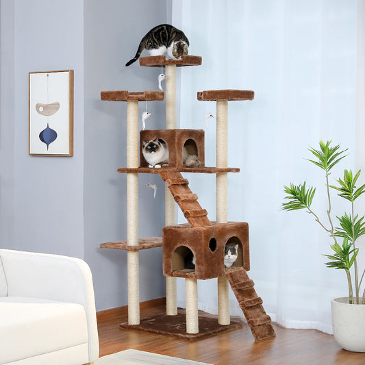 Cat Tree Tower with Scratching Posts