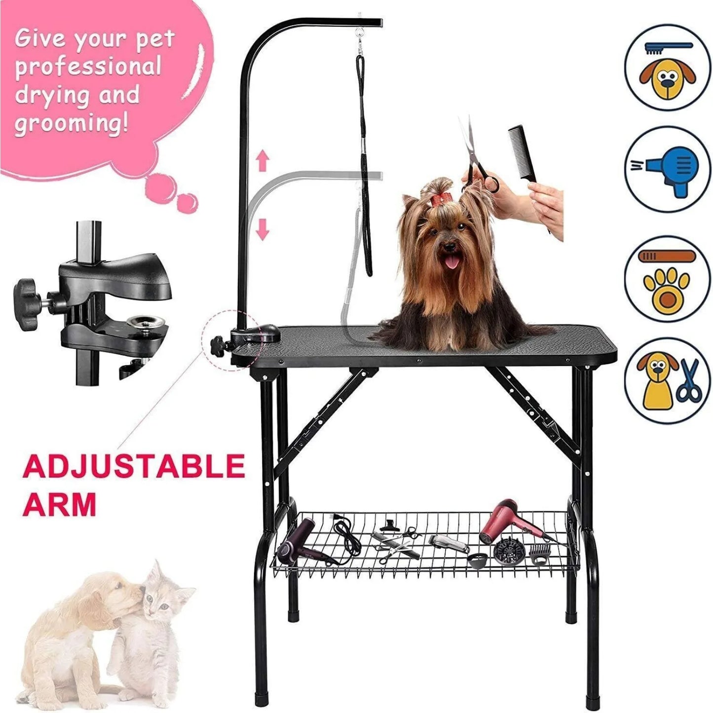 Folding Pet Grooming Table